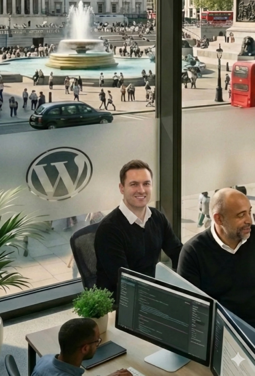 wordpress web design agency uk .